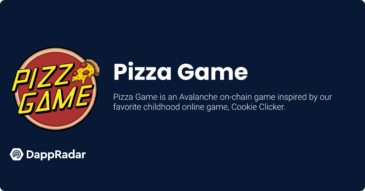 Pizza Game Blockchain Game Overview DappRadar